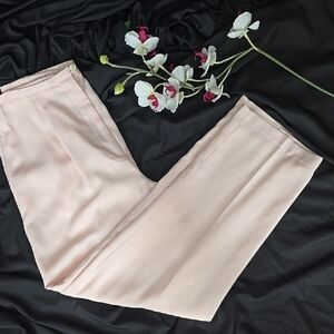 Express Pink Trousers with Relaxed Fit and Smooth Texture